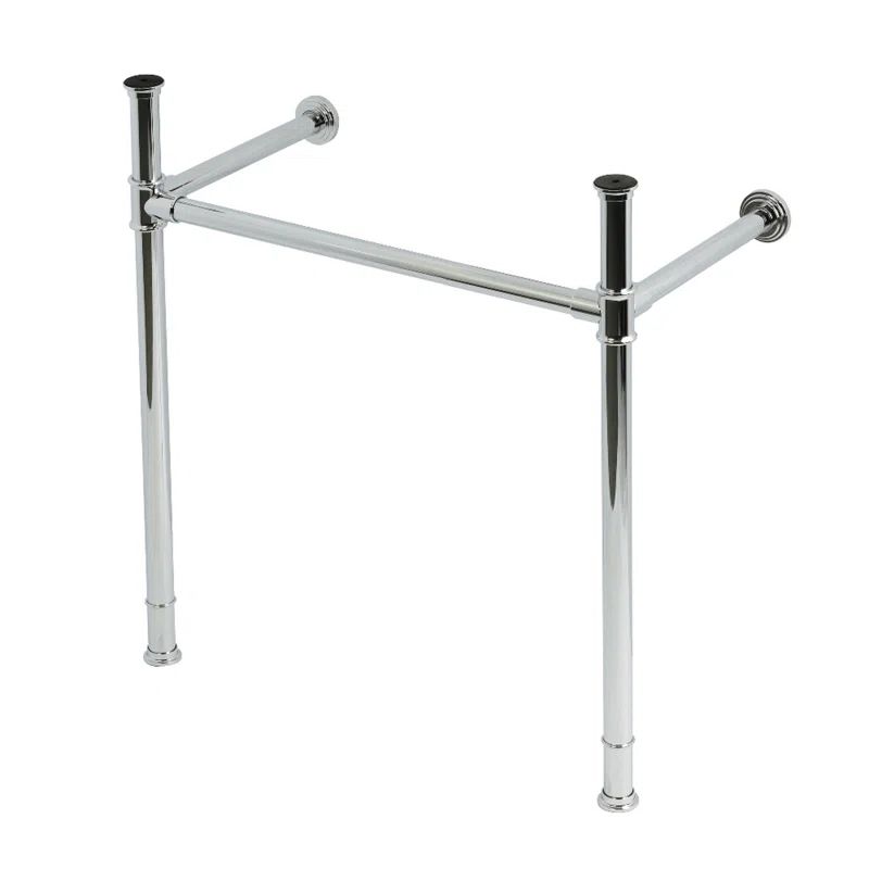 Polished Chrome Stainless Steel Console Sink Legs