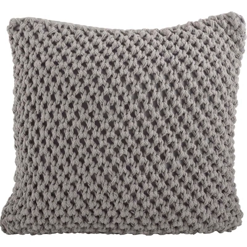 Sheridan Knitted Cotton Throw Pillow