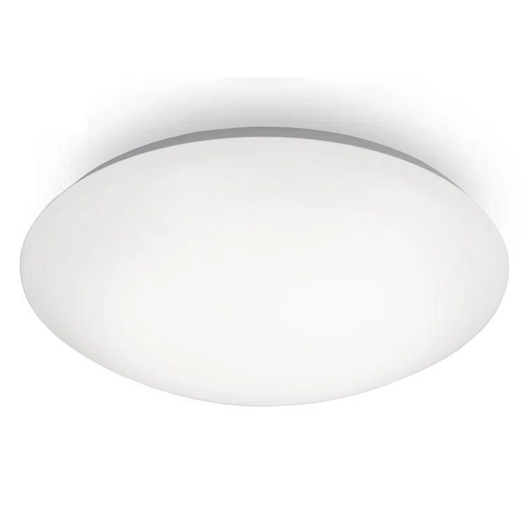 Glo 14in Energy Star Certified LED Flush Mount in White