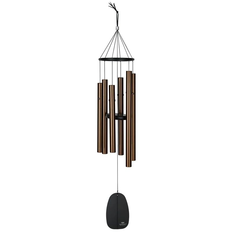 Medium Bronze and Black Aluminum Wind Chime