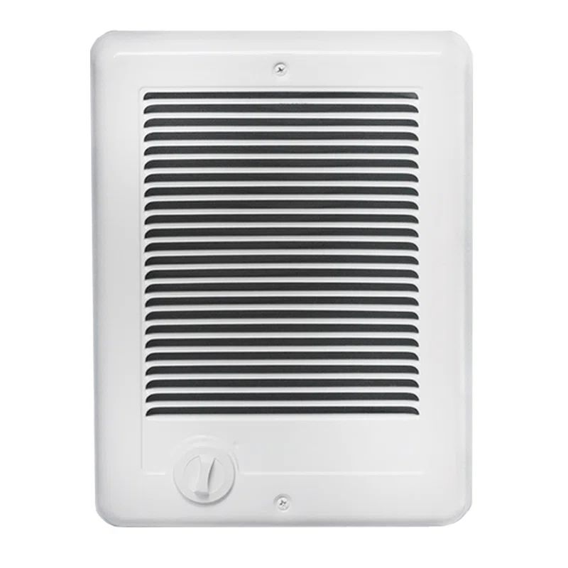 White Electric Wall Heater with Thermostat and Automatic Shut-off