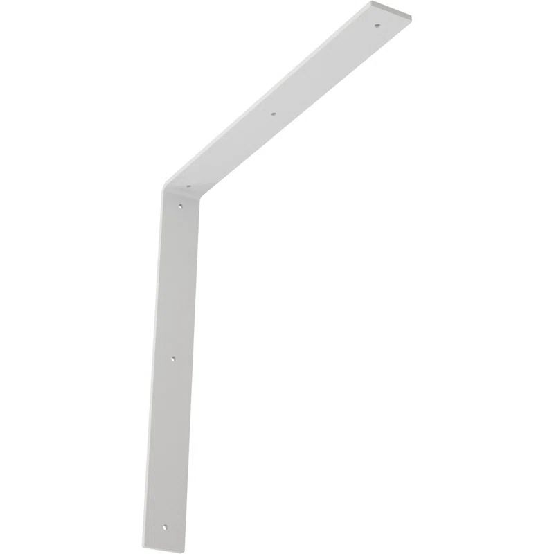 Hamilton White Steel 18" Bracket Shelf Support