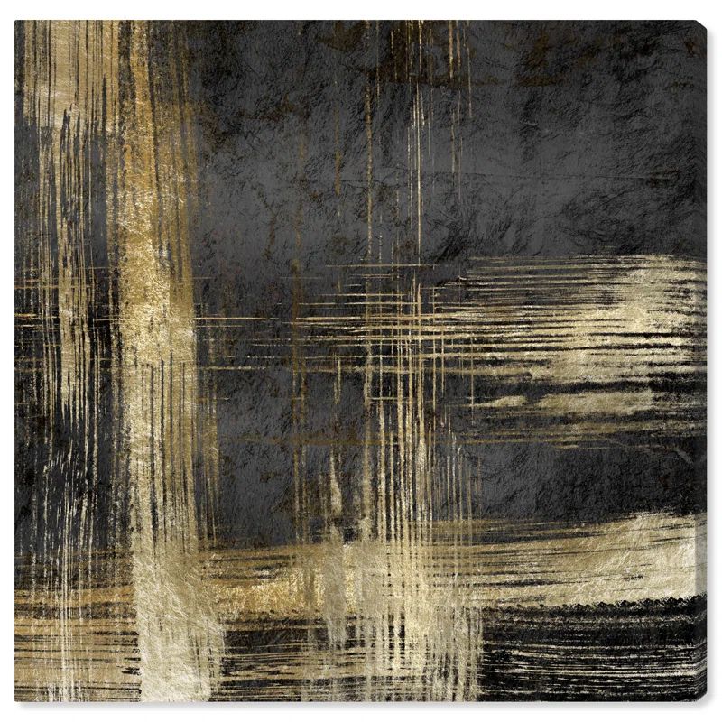 Night and Romance Manly Inspirational Abstract Canvas Art, 40x40