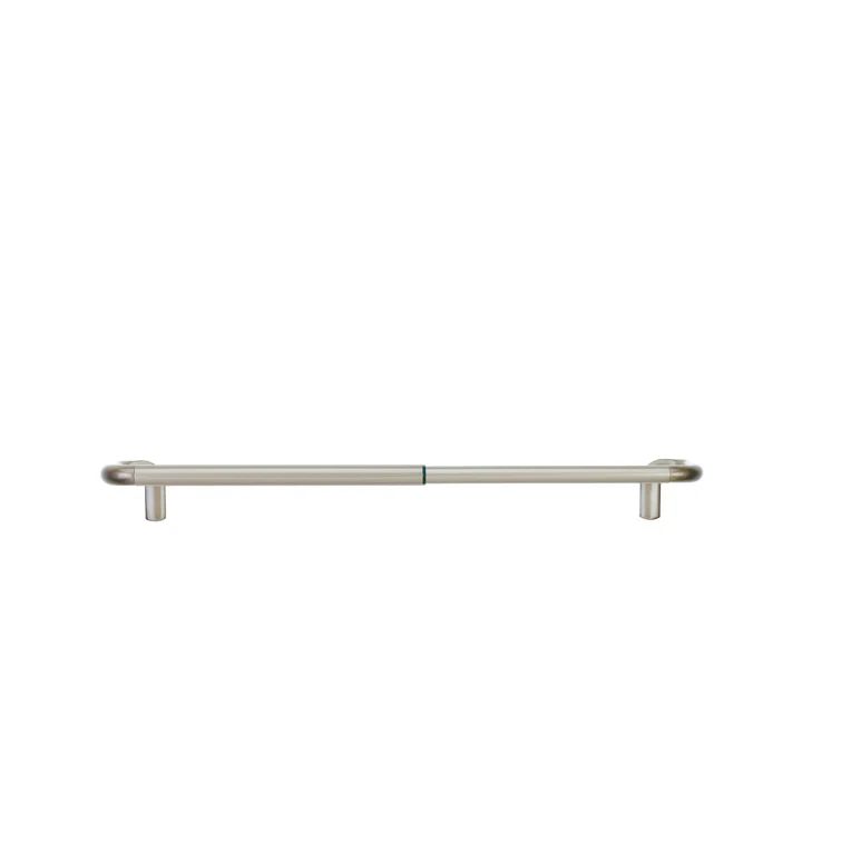 Matte Nickel Adjustable Room Darkening Curtain Rod