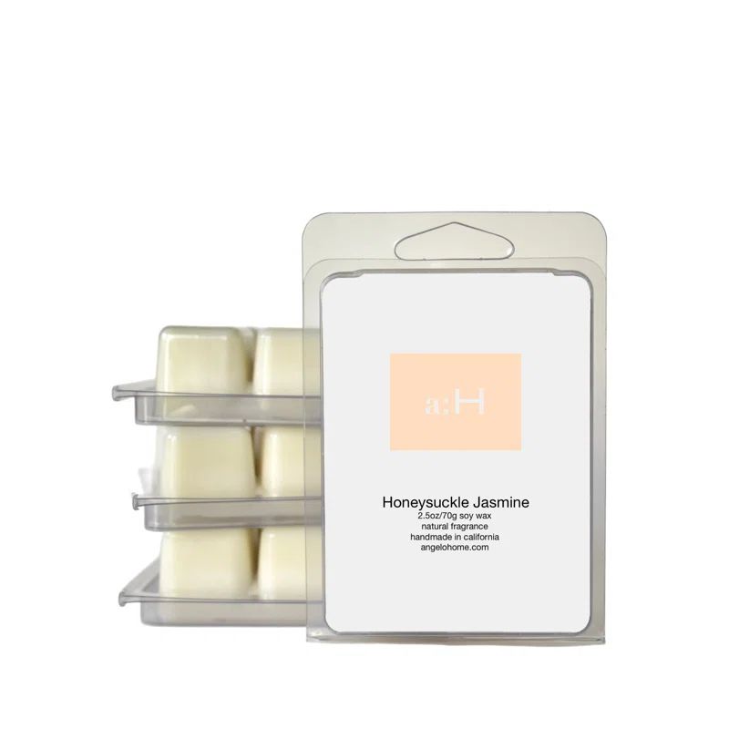 Handcrafted Honeysuckle Jasmine Scented Wax Melts 4-Pack