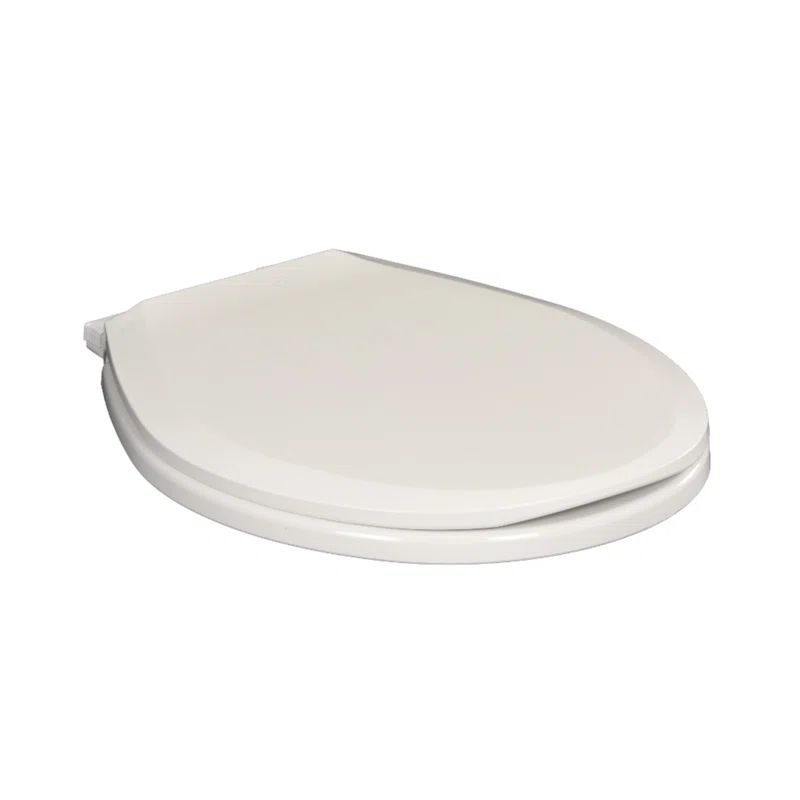 Bone Round Plastic Safety Close Toilet Seat with Lift Clean