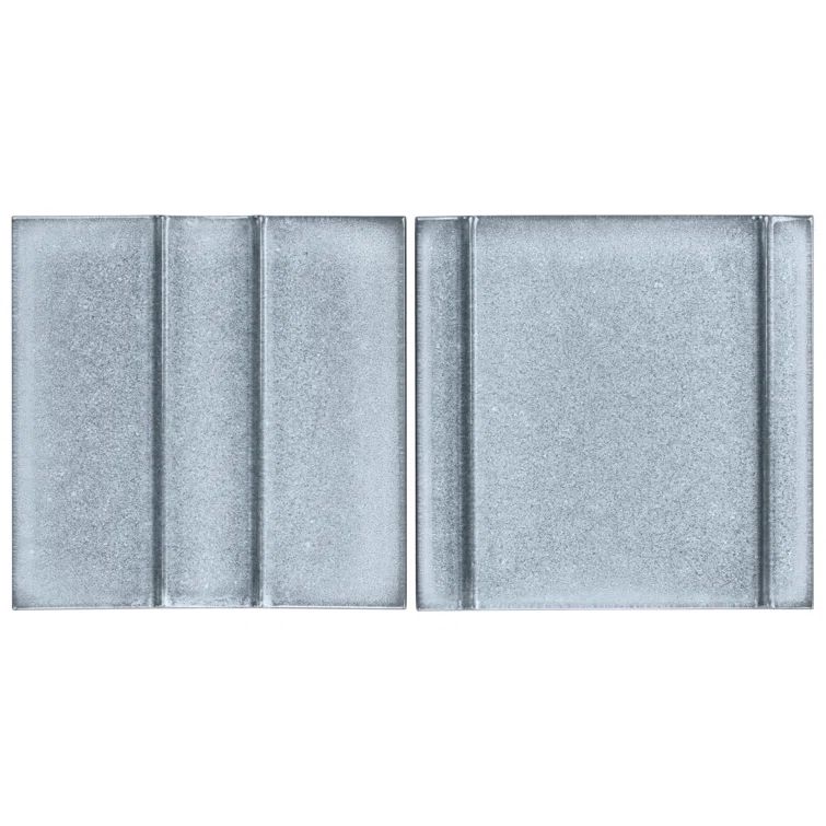 River Blue 6x6 Polished Porcelain Wall Tile