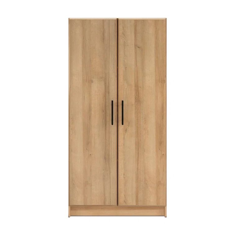 Espresso Freestanding Storage Cabinet with Adjustable Shelving