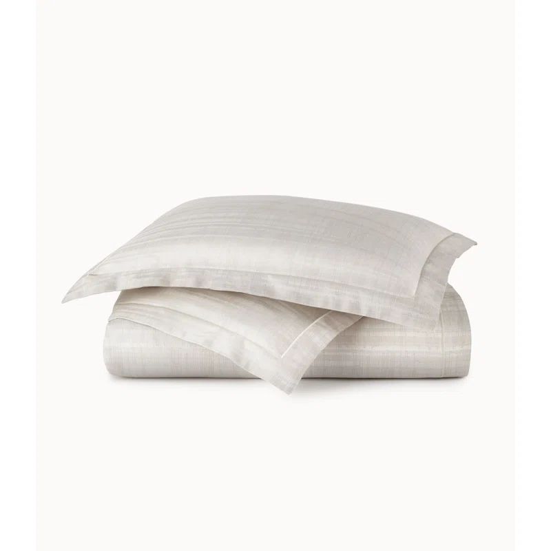 Pearl Satin Cotton Queen Duvet Cover with Zipper Closure
