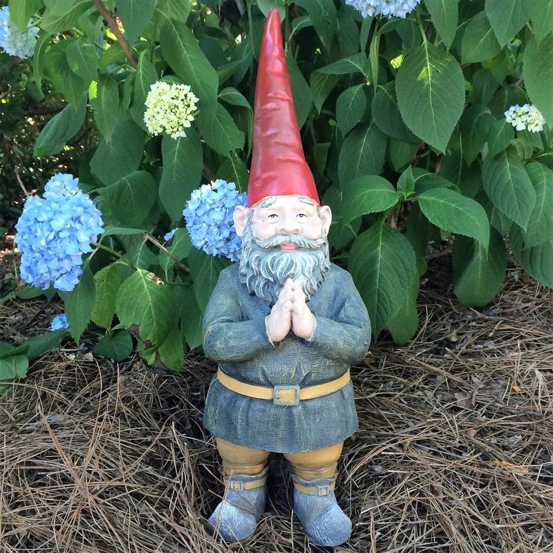 Mordecai Classic Old World Garden Gnome Statue in Red Hat
