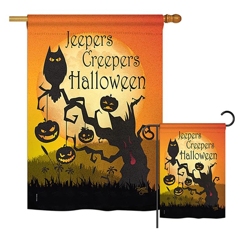 Breeze Decor Double Sided 40'' H x 28'' W Polyester Animal Garden Flag