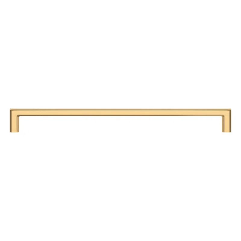 18" Polished Brass Traditional Appliance Pull with Mounting Hardware