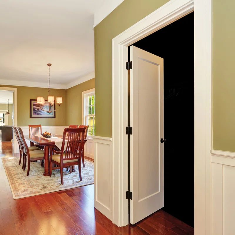 Primed White Solid Core Interior Door Slab with Ovolo Panel