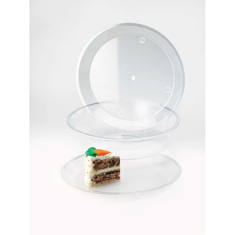 Clear Round Acrylic Deep Tray for Food Display