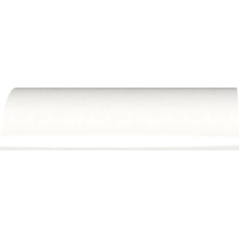 White PVC Quarter Round Moulding, 0.75" x 96"