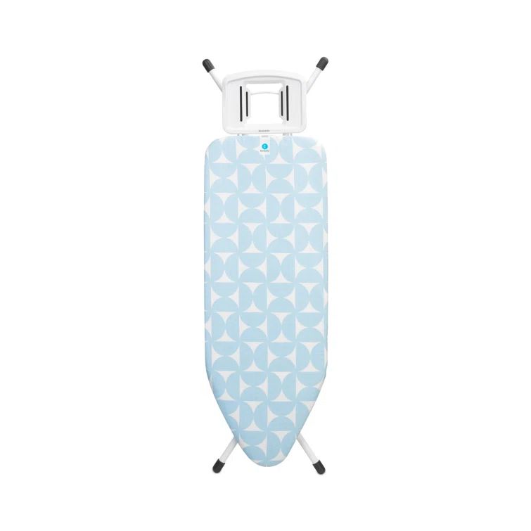 Fresh Breeze Blue Freestanding Ironing Board with Cotton Cover