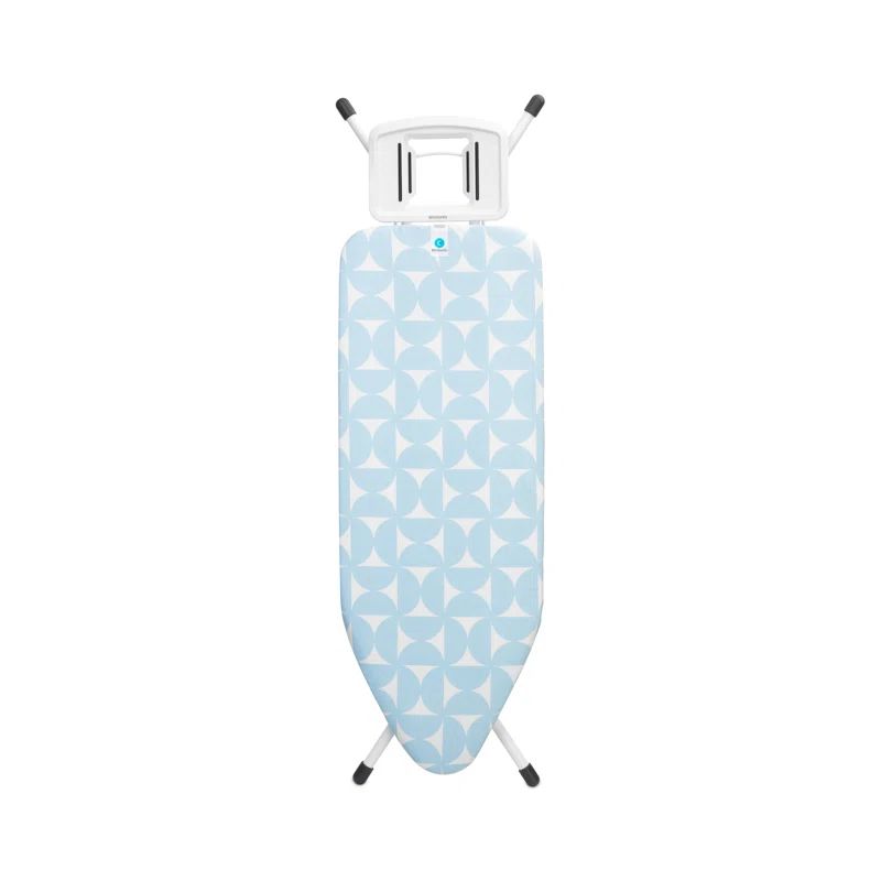 Fresh Breeze Blue Freestanding Ironing Board with Cotton Cover