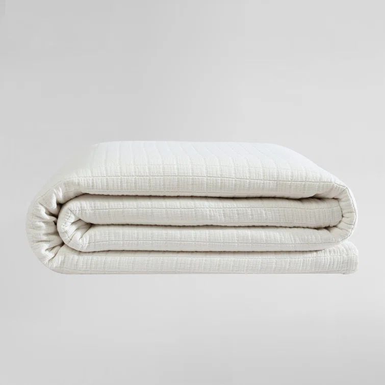 Elk Brown King Cotton Jacquard Modern Coverlet