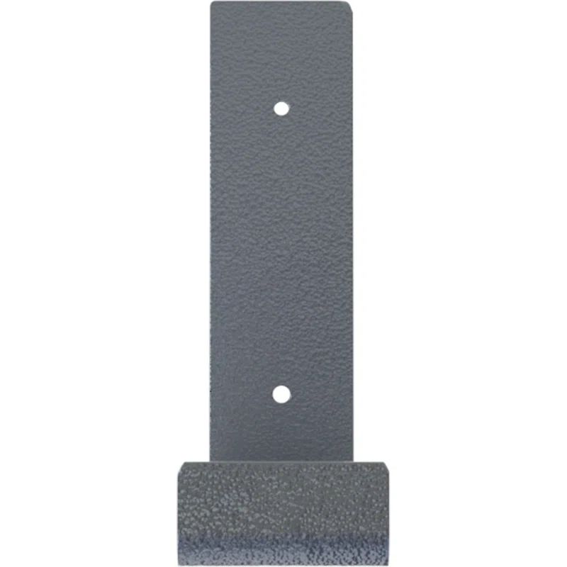 Hammered Light Blue Steel 12" Hanging Shelf Bracket