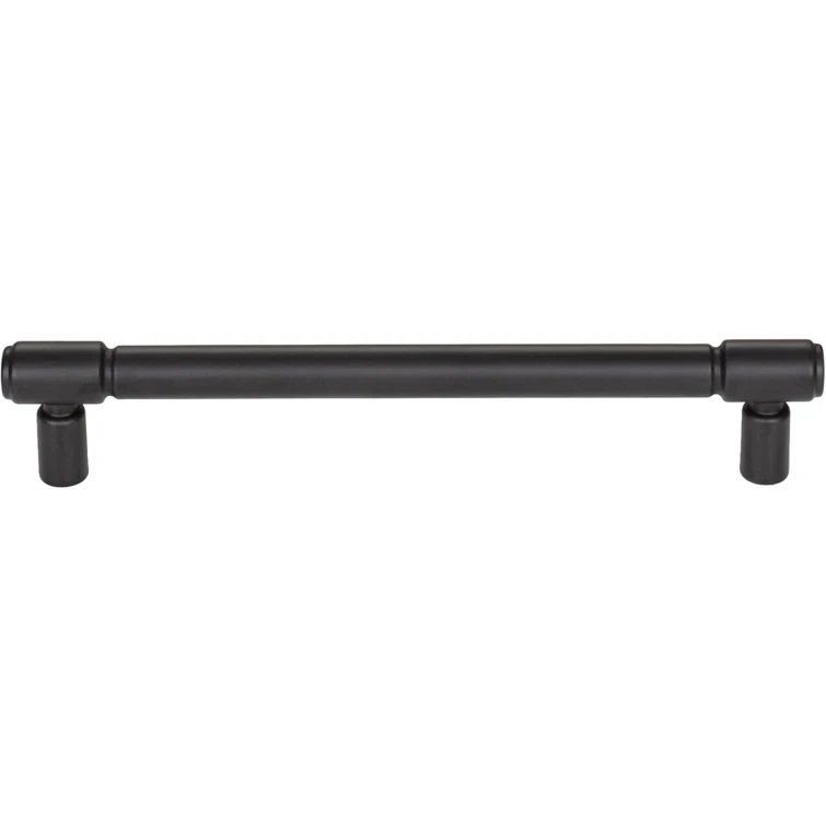 Clarence 6 3/8" Center to Center Flat Black Bar Pull