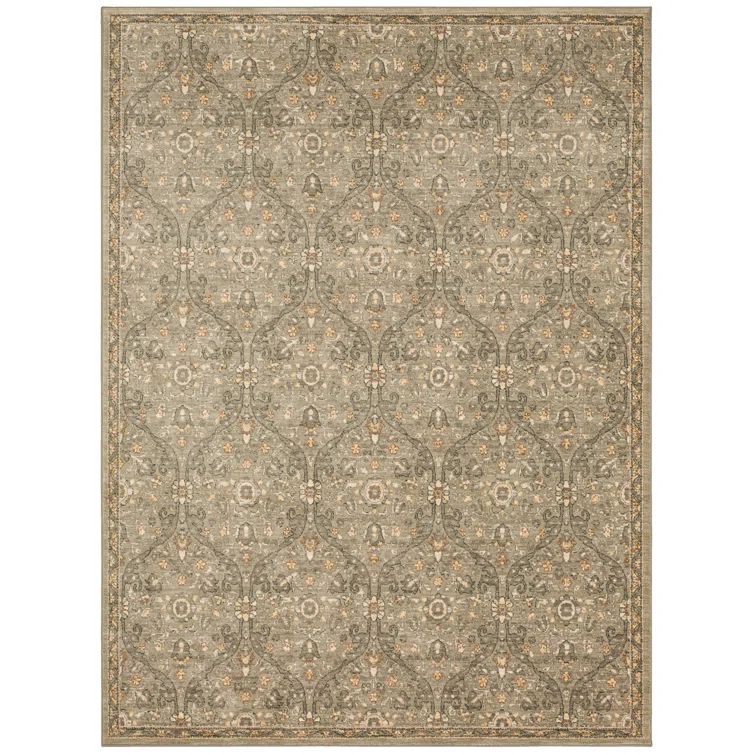 Gray Handmade Stain-Resistant Synthetic Rectangular Rug 42" x 66"