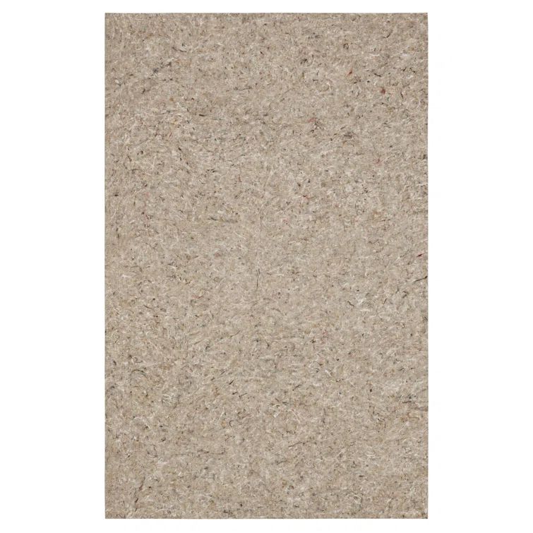 Eco-Friendly Gray Pet-Proof Cushioned Rug Pad 4'x6'