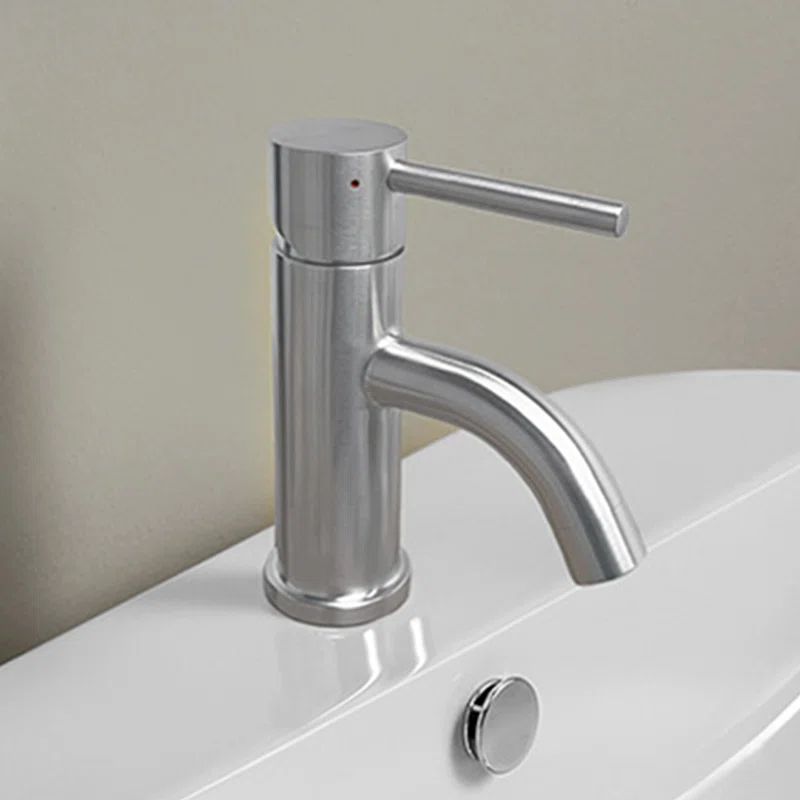 Waterhaus Scratch-Resistant Stainless Steel Single-Hole Lavatory Faucet
