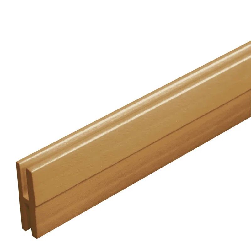 Natural Cedar Vinyl Lattice Divider Moulding, 4 ft x 2-Pack