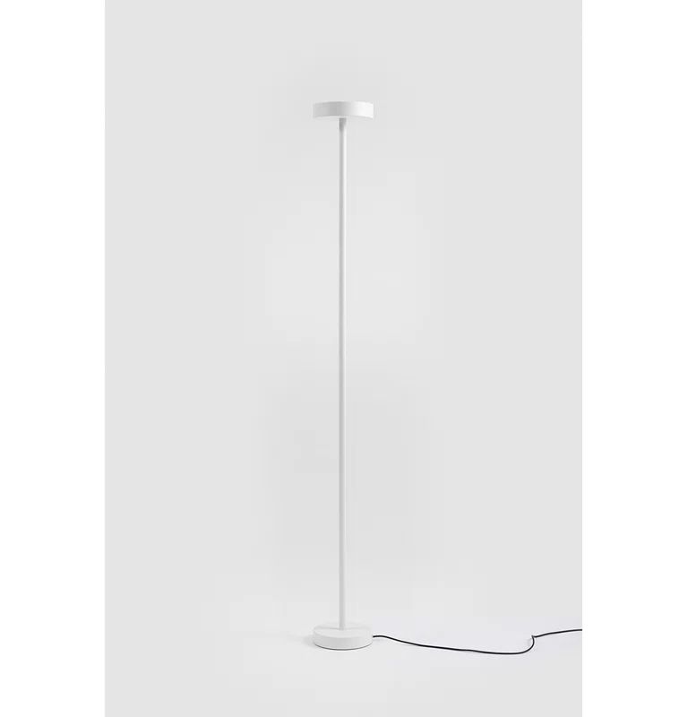 Athena Adjustable 72'' White LED Floor Lamp for Kids
