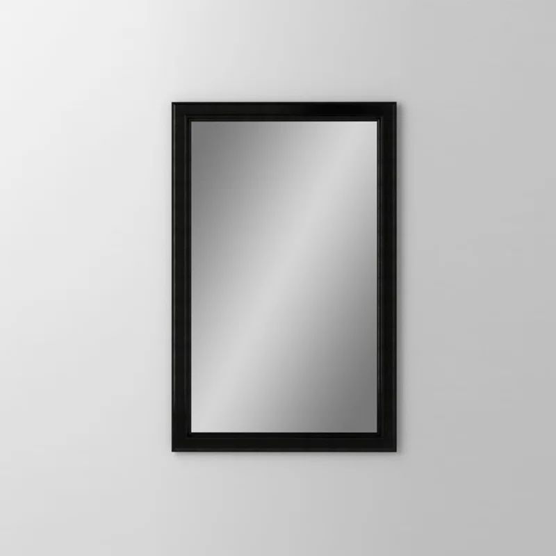 Vintage Brass Rectangular 39'' Traditional Bathroom Vanity Mirror