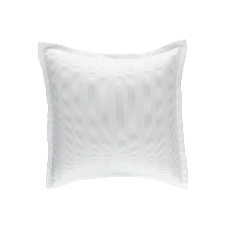 Stela White Cotton Euro Pillow Sham