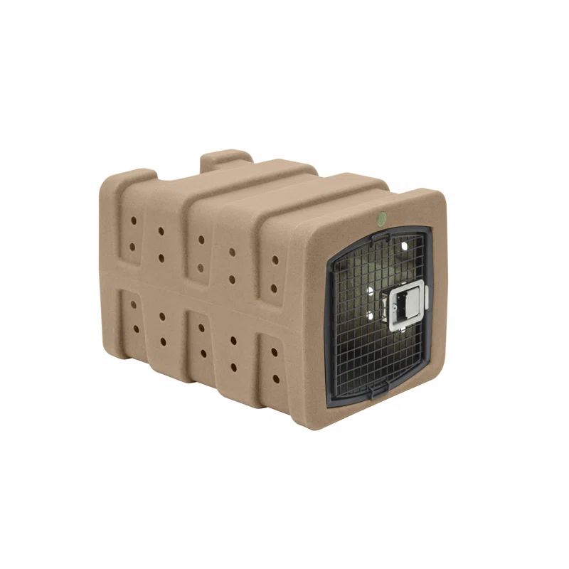 Medium Coyote Granite Polyethylene Dog Kennel