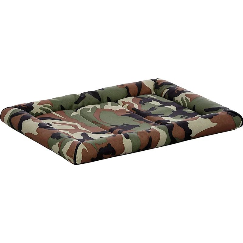 24" Camo Green Polyester Ultra-Rugged Pet Bed