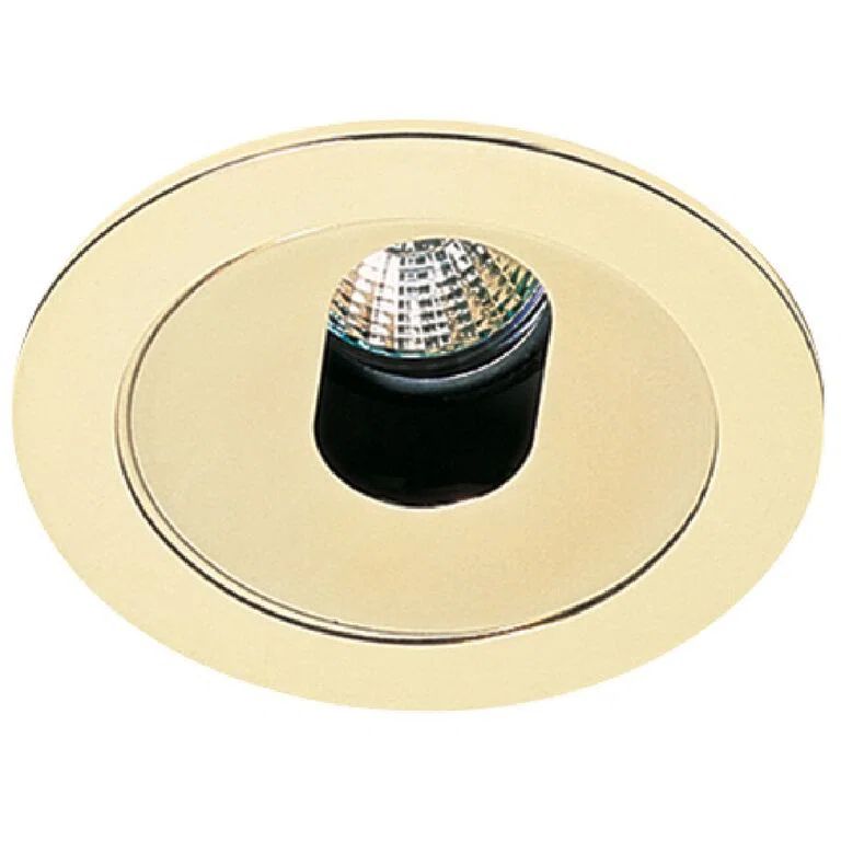 Gold 4'' Adjustable Slot Aperture Recessed Trim