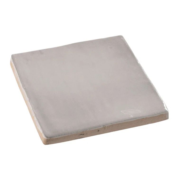 Herban Grey 4x4 Glossy Ceramic Wall Tile