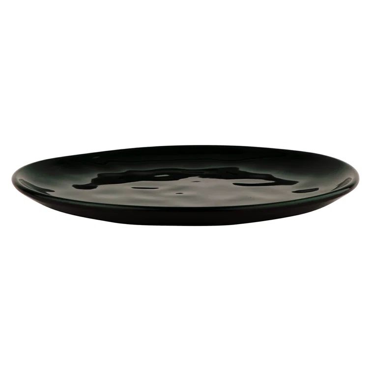 10.5'' Green Melamine Shatterproof Dinner Plate Set