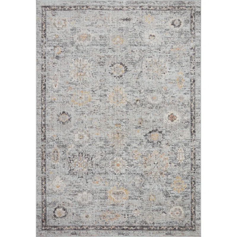 Monroe Sky and Gold 11'-6" x 15' Synthetic Area Rug