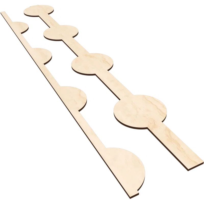 Bridgeport Birch Adjustable Decorative Wood Slat Wall Panel Kit