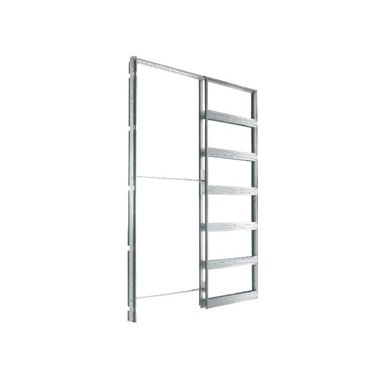 Galvanized Steel Pocket Door Frame Kit for 36" x 84" Door