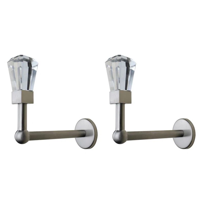 Midland Crystal Curtain Holdback (Set of 2)