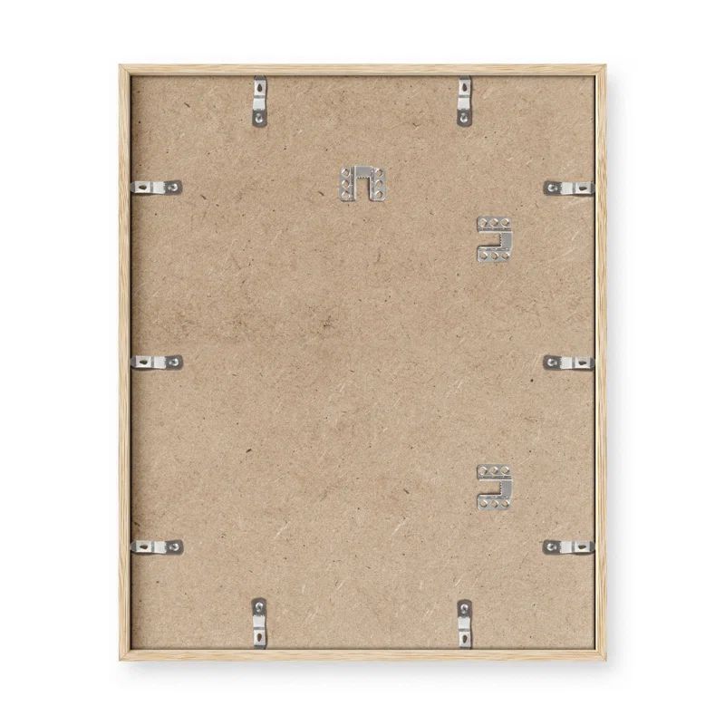 Beige Oak 4x6 Rectangular Wall and Tabletop Picture Frame
