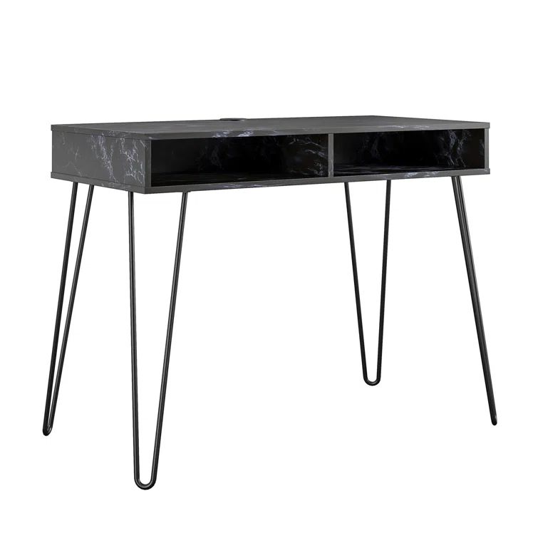 Mid-Century Modern Athena Terrazzo Desk with Hairpin Legs