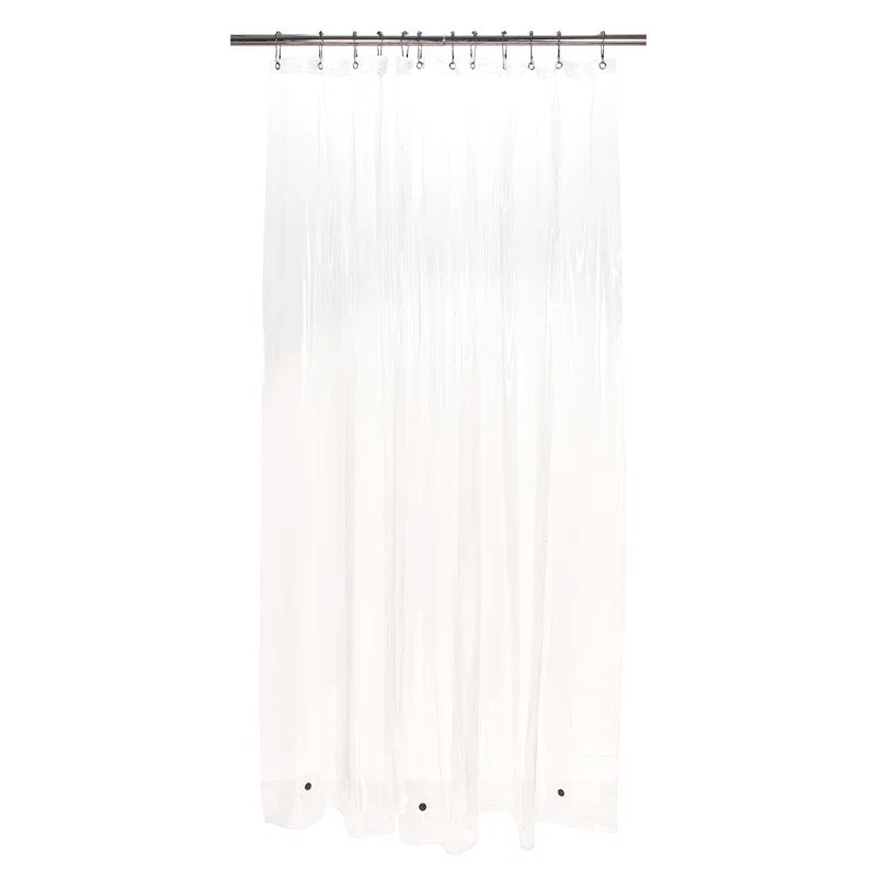 Clear PEVA Waterproof Shower Curtain Liner with Magnets