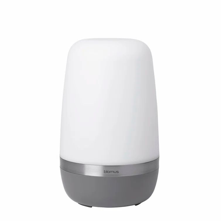 X-Large White and Gray Outdoor LED Table Lamp