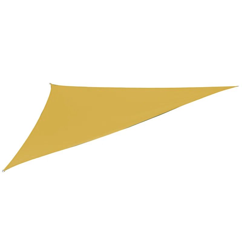 Sahara Yellow Polyethylene Right Triangle Shade Sail