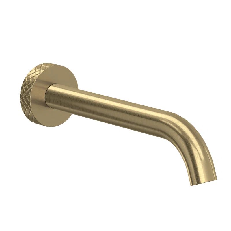 Tenerife Transitional Gold Wall Mount Tub Spout