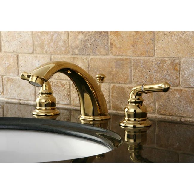 Elegant Magellan Brushed Nickel Widespread Bathroom Faucet with Dual Handles