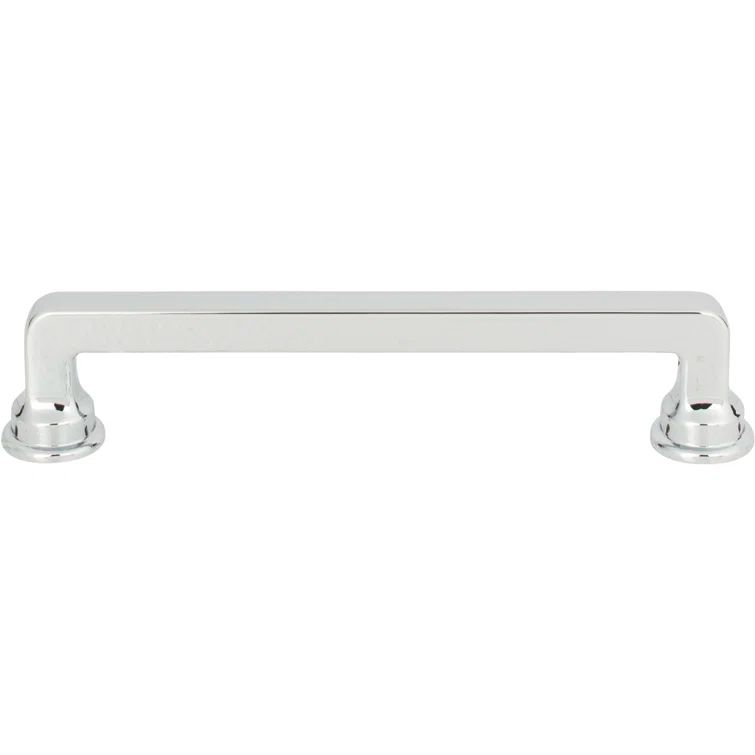 Polished Chrome Traditional Bar Pull with Mounting Hardware