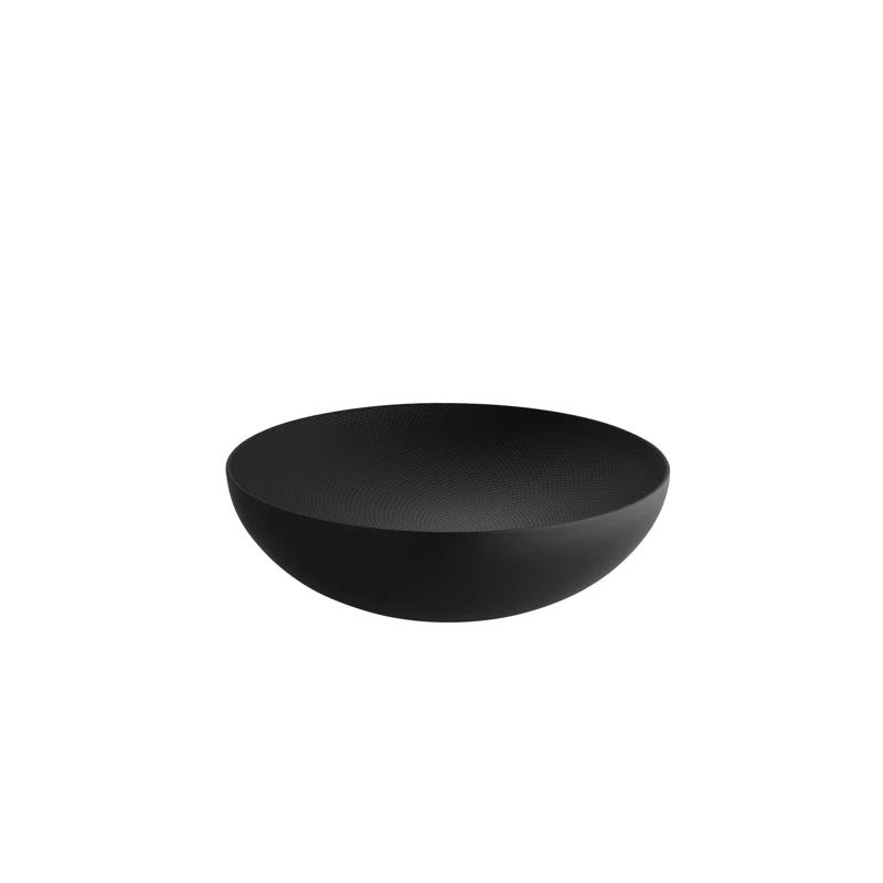 Black Double Wall Plastic Decorative Bowl