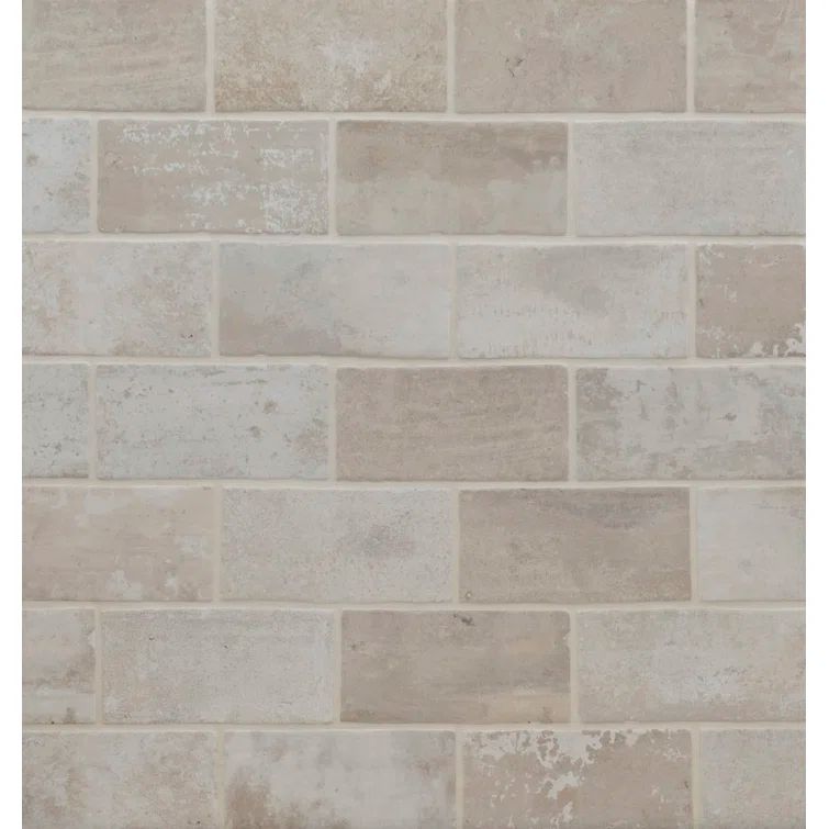 Capella Ivory 5'' x 10'' Matte Porcelain Brick Look Tile